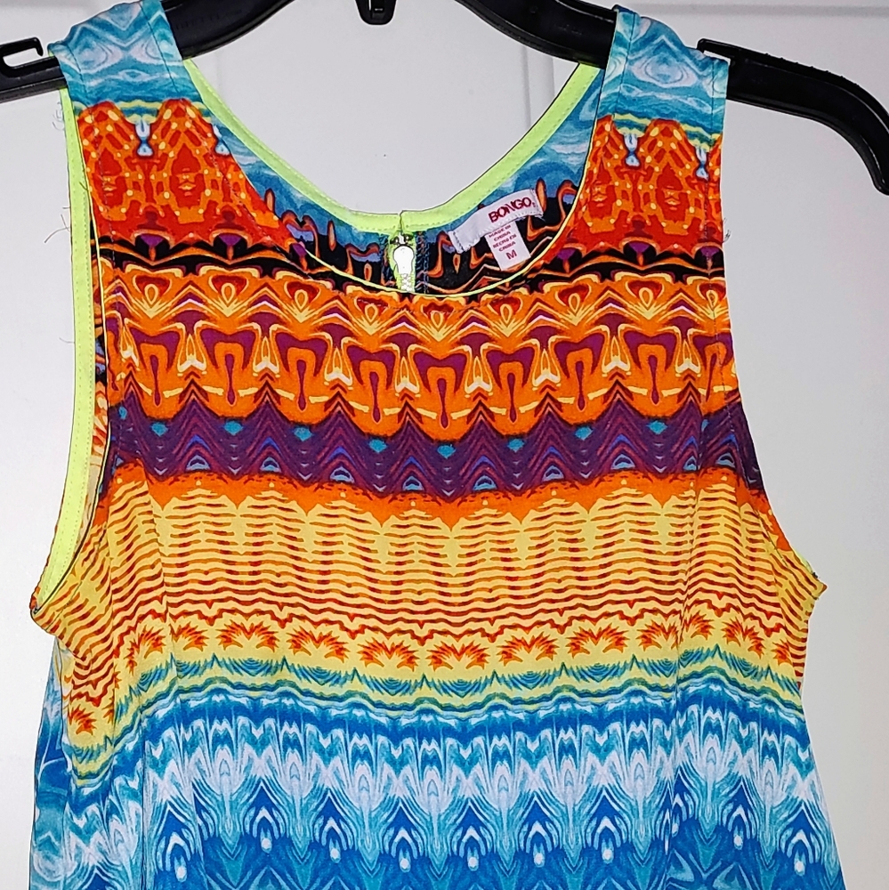 Vibrant Multicolor Sleeveless Top